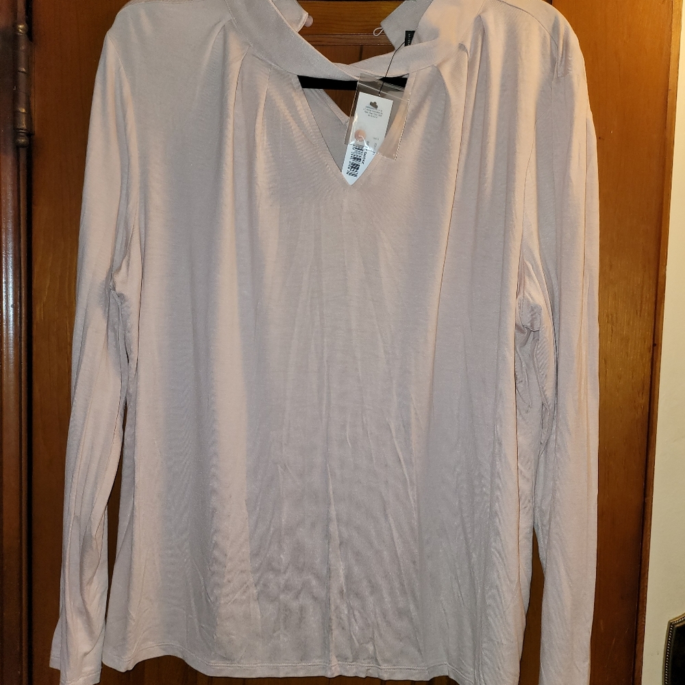 NWT, pink blouse